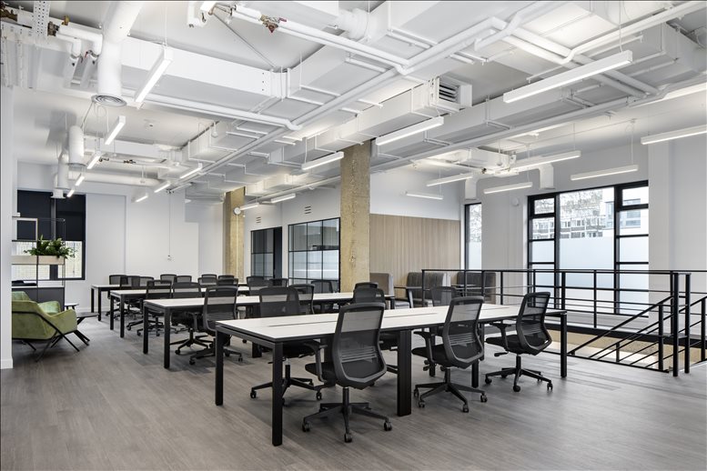 Photo of the workspace available at 100 Bunhill Row EC1Y 8ND