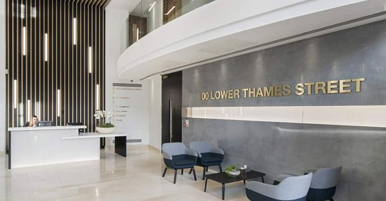 Image of the workspace at 100, Lower Thames Street, City Of London EC3R 6DL