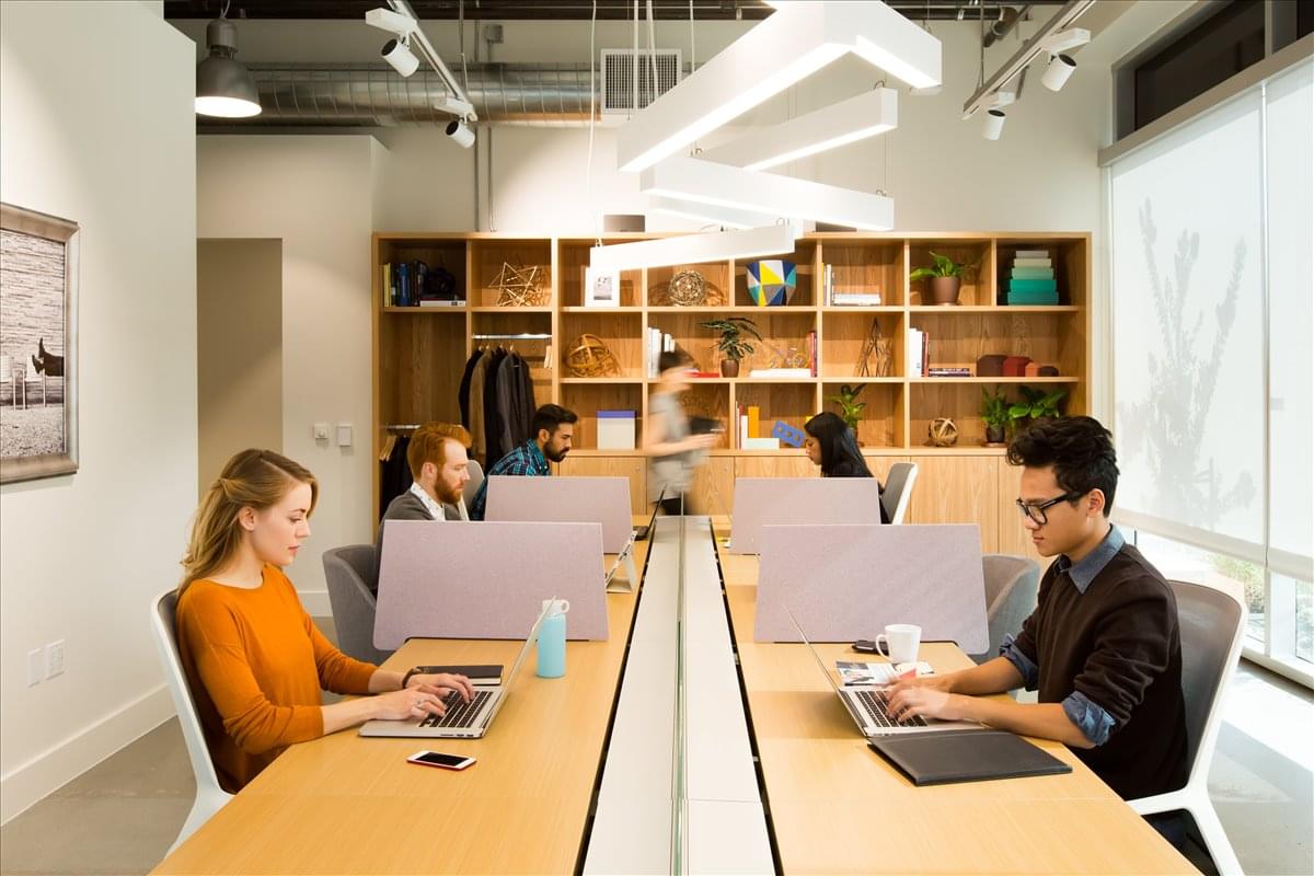 Facilities furnishings & layout of the office for rent at 140-146 Camden Street, Camden, Matter Building NW1 9PF