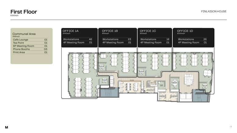 Photo of an office at 15-17 Furnival Street EC4A 1AB