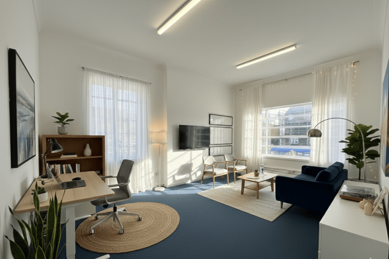 Photo of the workspace available at 15 Falcon Road, WORKZ HOUSE SW11 2PJ