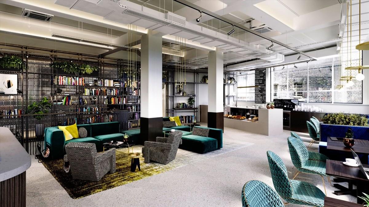 Facilities furnishings & layout of the office for rent at 16-19 Eastcastle Street, Fitzrovia W1W 8DY 