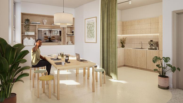 Photo of the workspace available at 161 Farringdon Road EC1R 3AL
