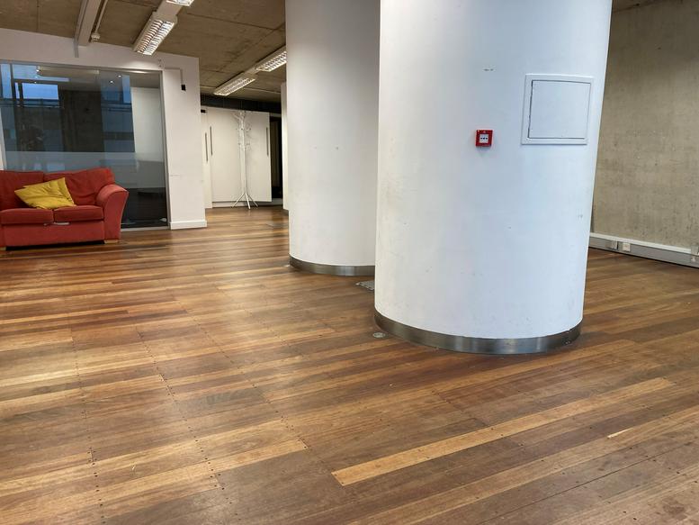 Photo of the workspace available at 1, Poole Street, Gainsborough Studio's N1 5EB