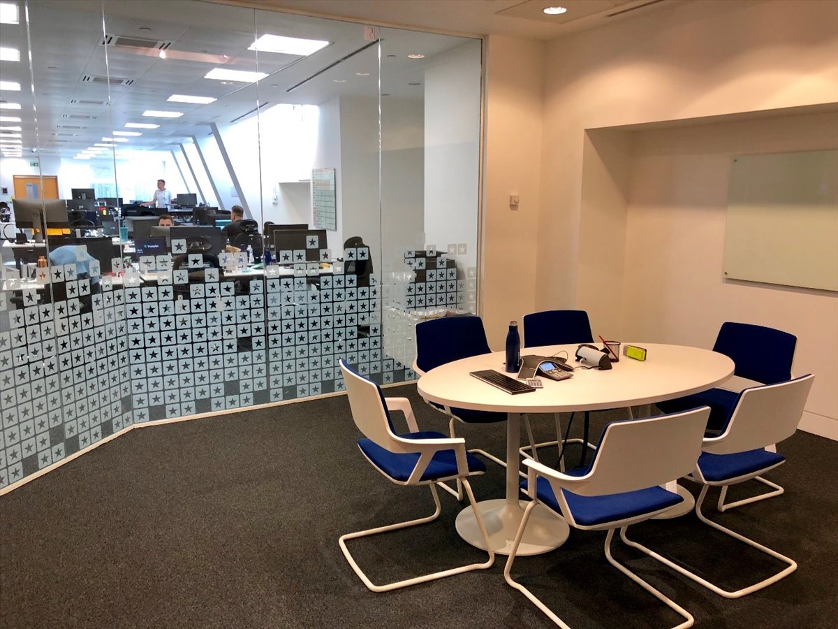 Facilities furnishings & layout of the office for rent at 1 St Martin's Le Grand EC1A 4AS