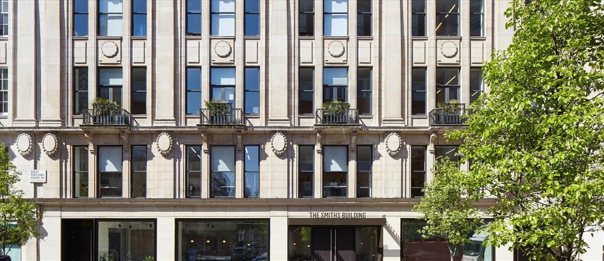 Photo of Office Space on The Smiths Building, 179 Great Portland Street, Central London - Great Portland Street