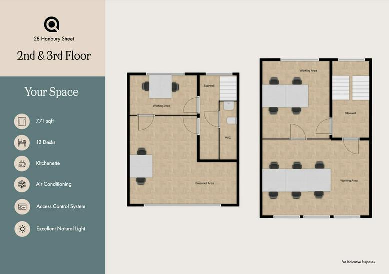 Photo of the workspace available at 28 Hanbury Street E1 6QR