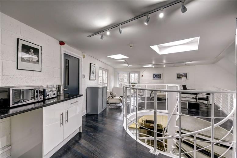 Facilities furnishings & layout of the office for rent at 32 Caxton Road W12 8AJ