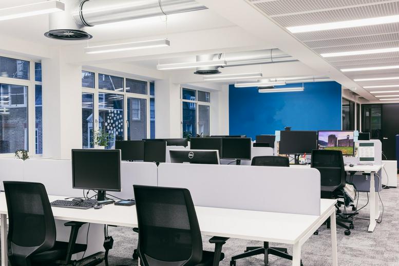 Facilities furnishings & layout of the office for rent at 33 Soho Square, 2nd Floor W1D 3QU