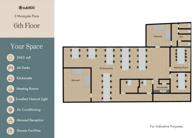 Photo of an office at 3 Moorgate Place, 6th & 7th Floor EC2R 6EA