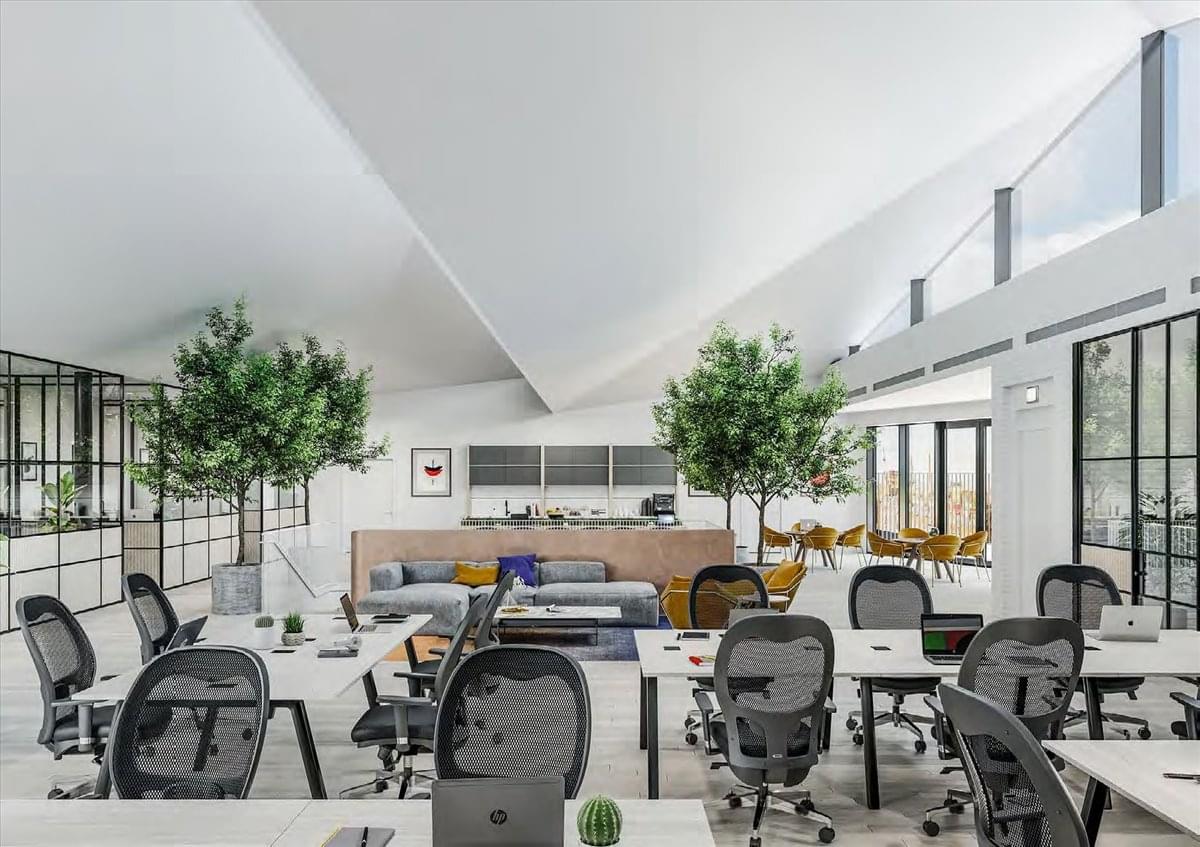 Facilities furnishings & layout of the office for rent at 42-46 Princelet Street, Spitalfields E1 5LP