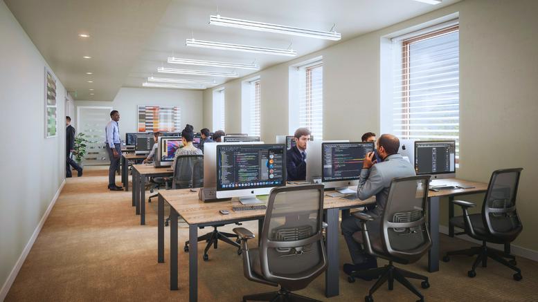 Facilities furnishings & layout of the office for rent at 42 Portland Place, Marylebone W1B 1NB