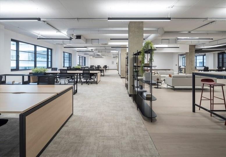 Facilities furnishings & layout of the office for rent at 44 Featherstone Street, Script, 1st Floor EC1Y 8RN
