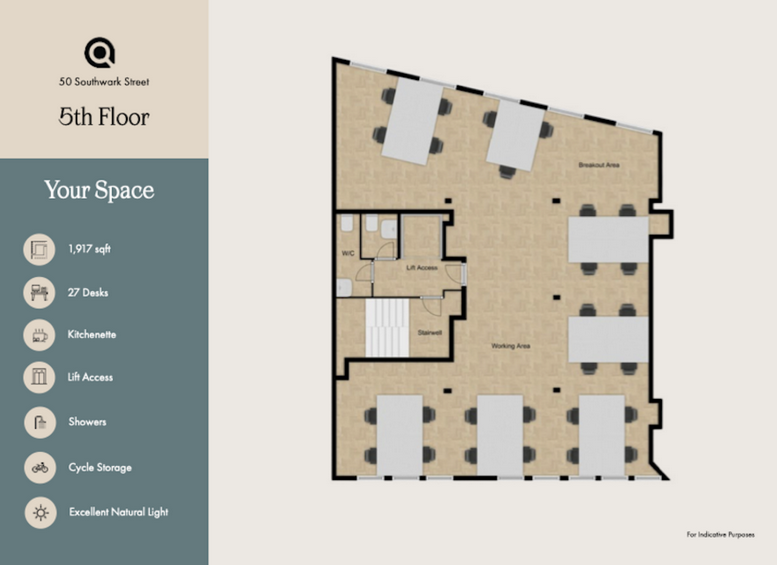 Image of the workspace at 50, Southwark Street SE1 1UN