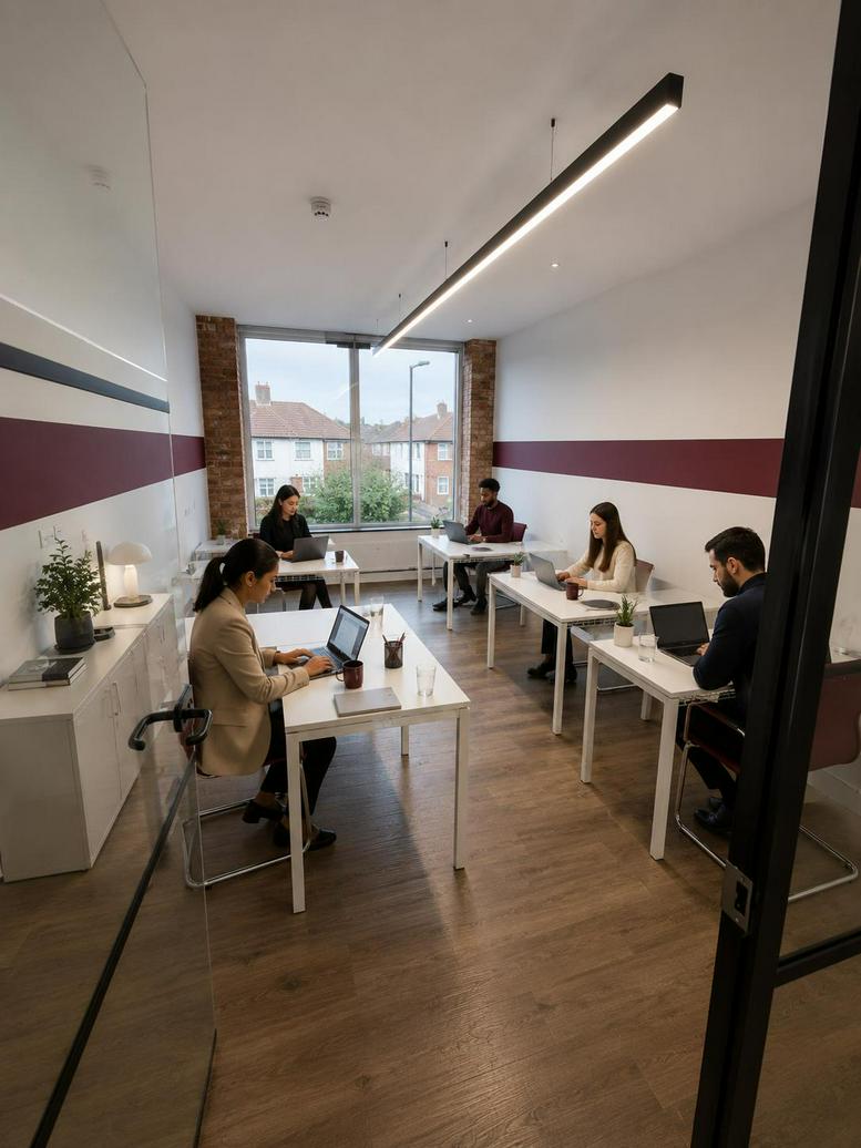 Photo of the office space available at 55-61, North Acton Road NW10 6PH