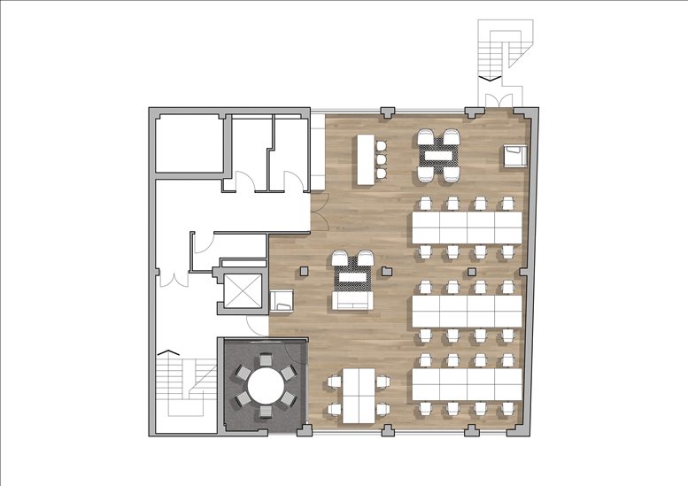 Photo of the office space available at 67-69 Cowcross Street EC1M 6BP