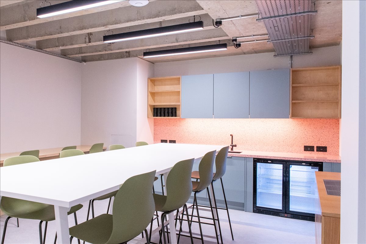 Photo of the workspace available at 6 Wrights Lane, Huckletree Kensington W8 6TA