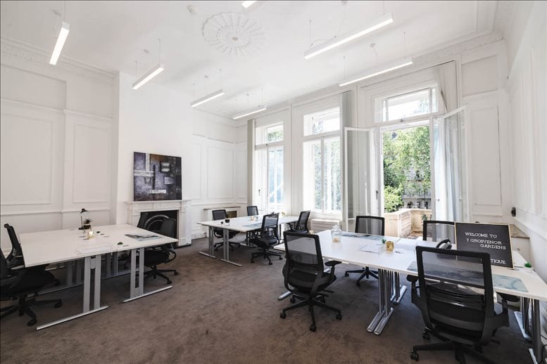 Photo of an office at 7 Grosvenor Gardens, Central London SW1W 0BD