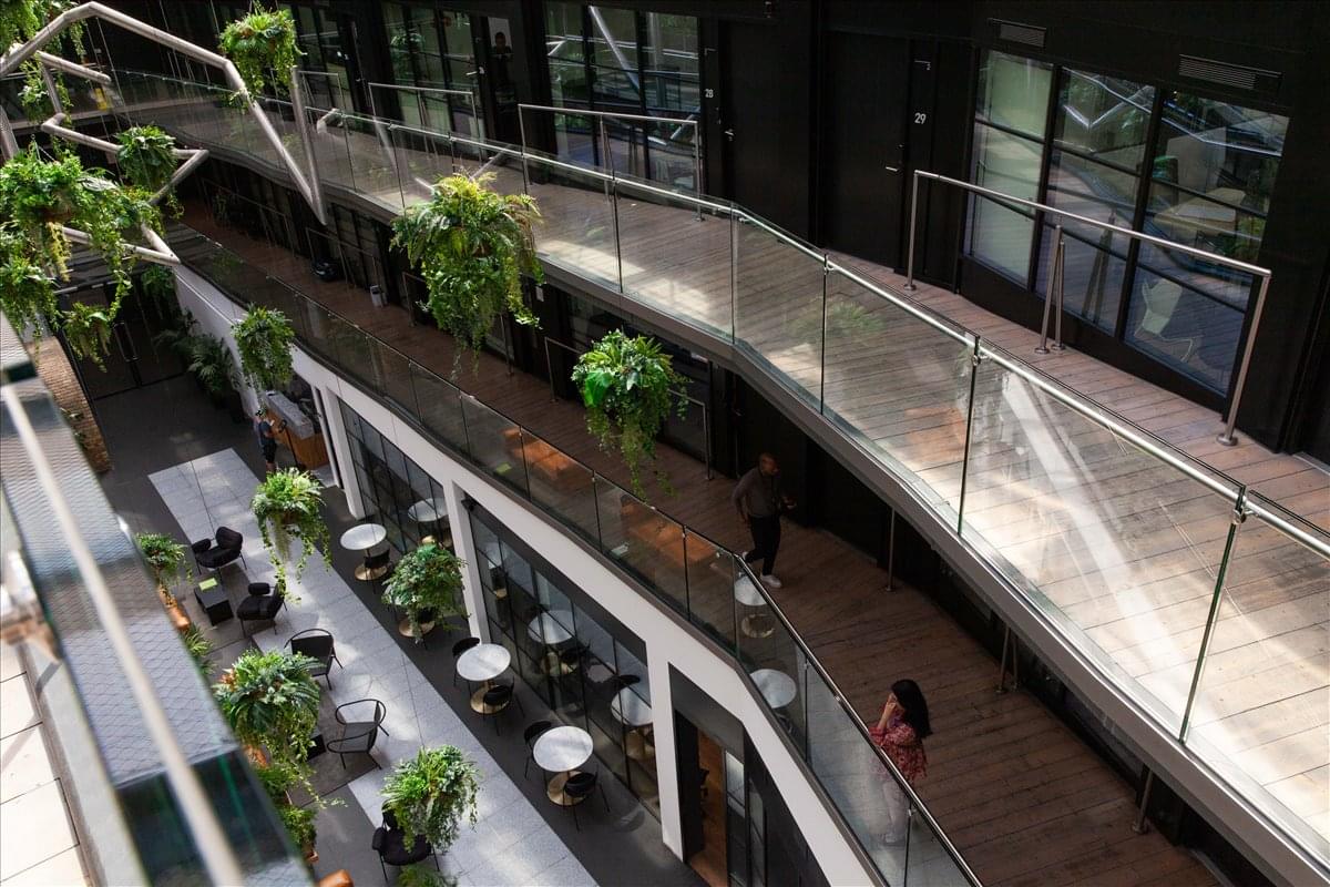 Image of the workspace at Atrium Camden, 407 Chalk Farm Road NW1 8AH
