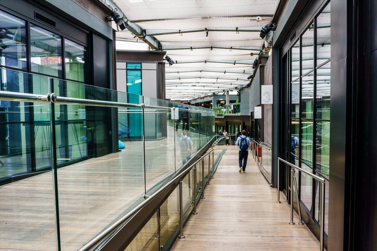 Photo of the workspace available at Atrium Camden, 407 Chalk Farm Road NW1 8AH