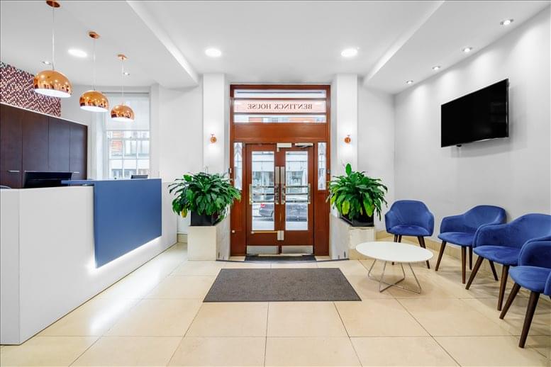 Image of an office at Bentinck House, 3-8 Bolsover St, Fitzrovia W1W 6AB
