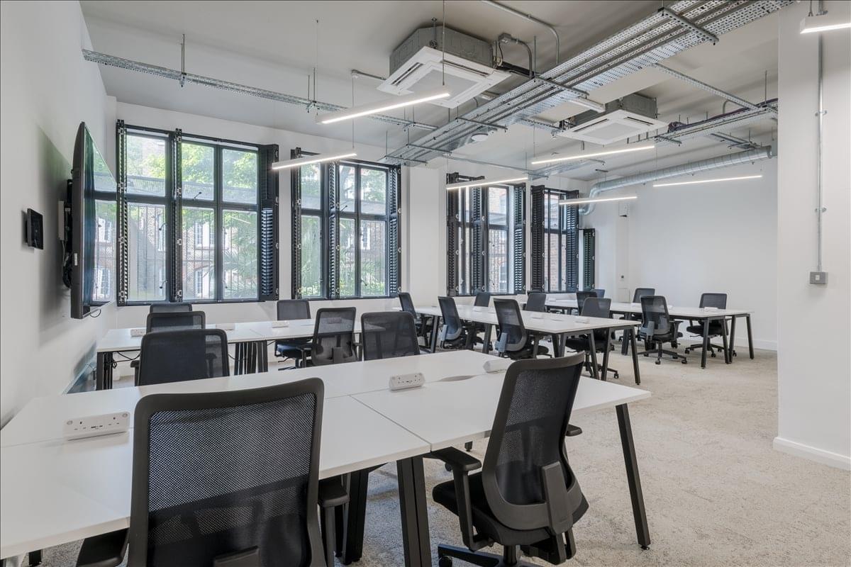 Image of the workspace at Connolly Works, 41-43 Chalton Street, Kings Cross NW1 1JD