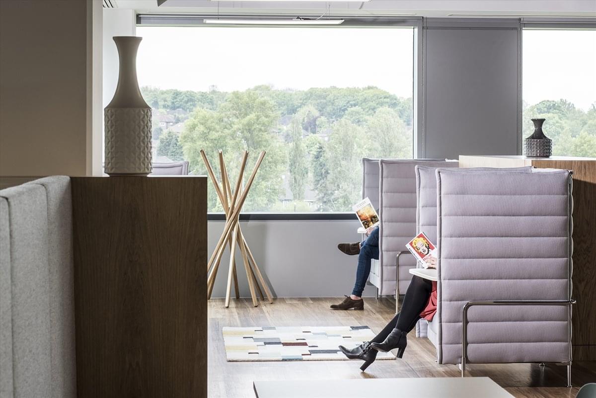 Photo of the workspace available at First Central 200, 2 Lakeside Drive NW10 7FQ