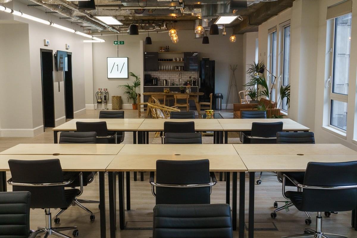 Photo of the workspace available at Hogarth House, 136 High Holborn WC1V 6PX