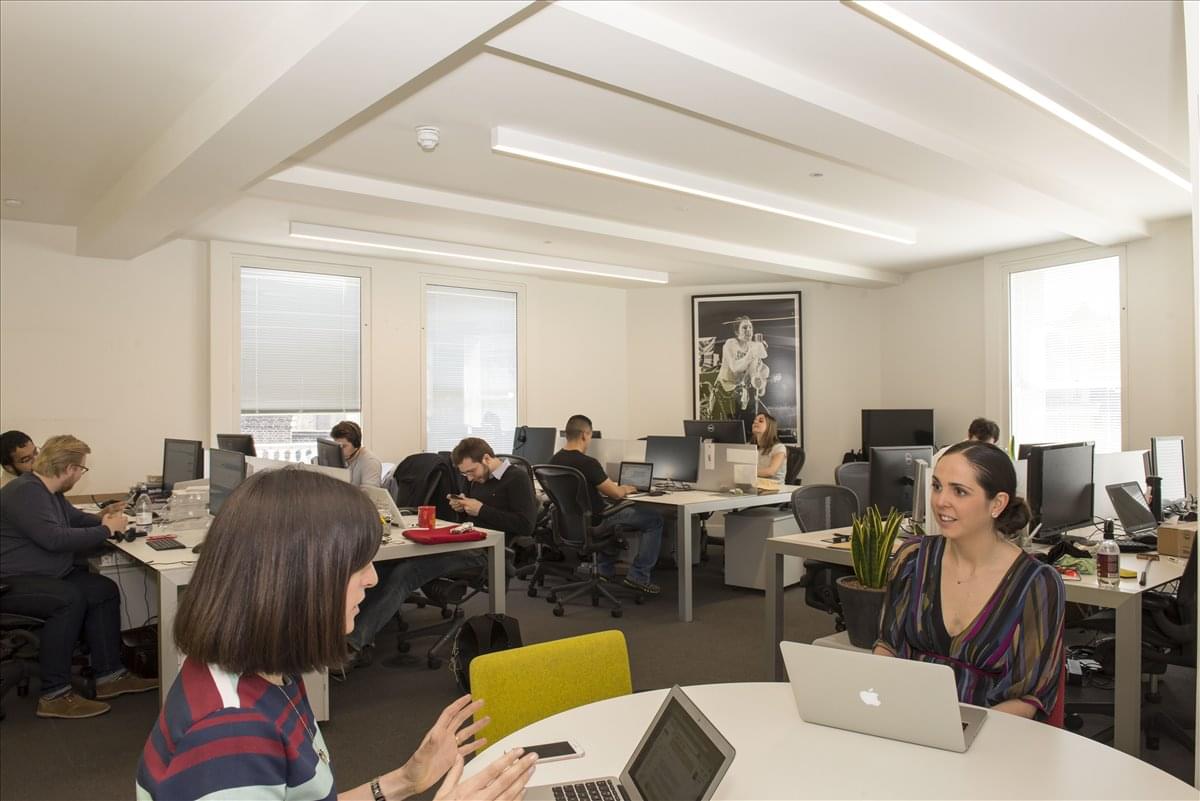 Photo of the office space available at Holden House, 57 Rathbone Place, Soho W1T 1JU