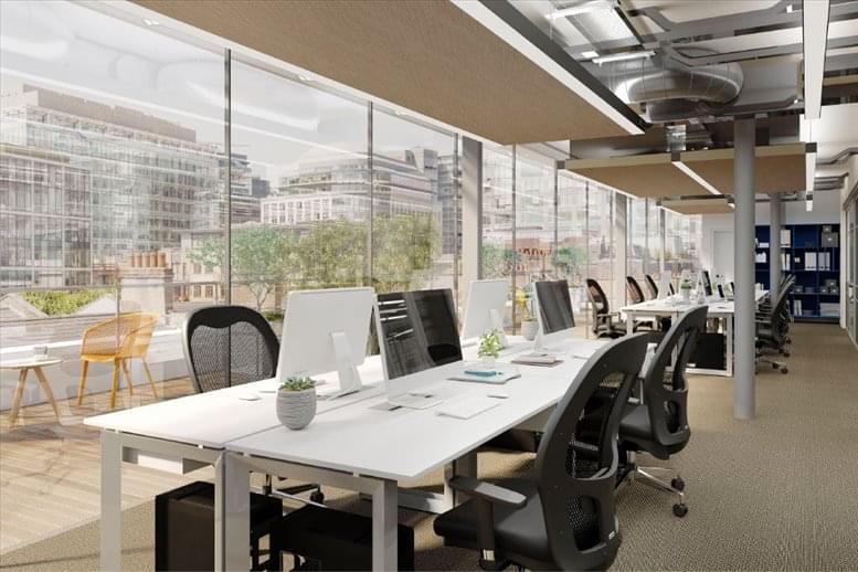 Facilities furnishings & layout of the office for rent at Ketchum Ltd, 35-41 Folgate St, Spitalfields E1 6BX