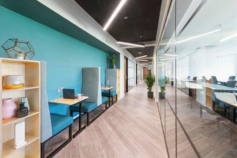 Photo of the workspace available at Longbow House, 20 Chiswell Street EC1Y 4TW