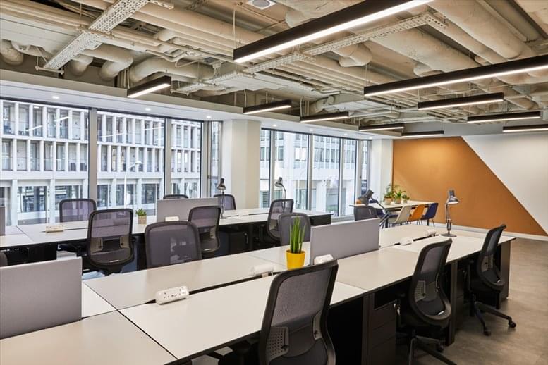 Image of the workspace at MYO, 123 Victoria Street SW1E 6DE