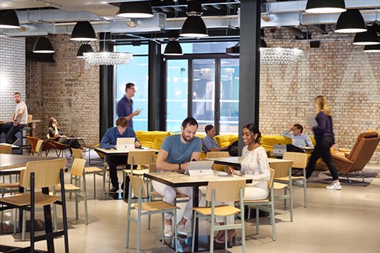Image of the workspace at Mare Street Studios, 203-213 Mare Street, Hackney E8 3QE