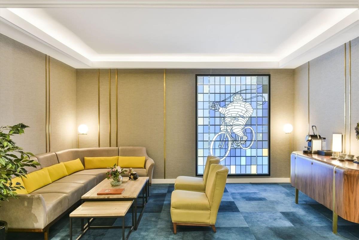 Image of the workspace at Michelin House, 81 Fulham Road SW3 6RD