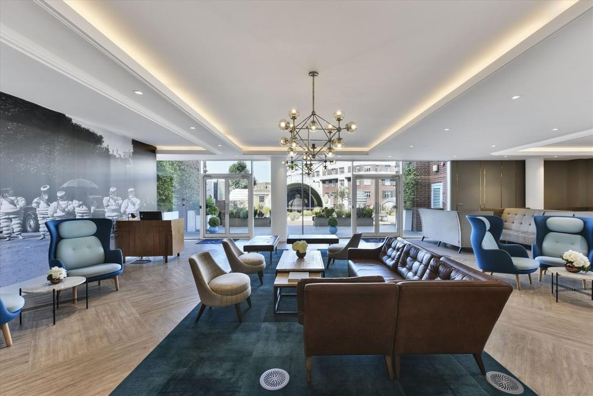 Photo of the workspace available at Michelin House, 81 Fulham Road SW3 6RD