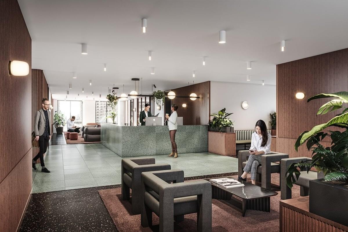 Facilities furnishings & layout of the office for rent at One Canada Square E14 5AA