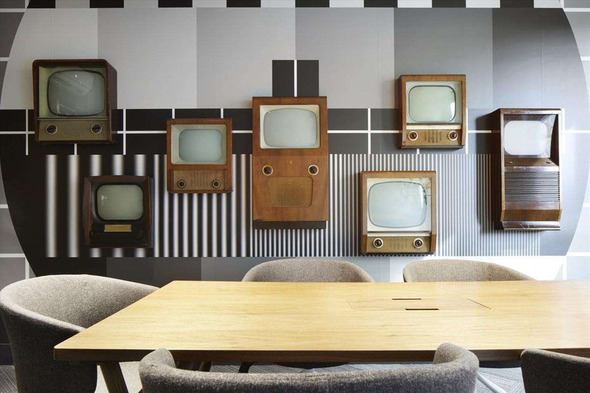 Image of the workspace at ScreenWorks, 22 Highbury Grove, Highbury East N5 2EF