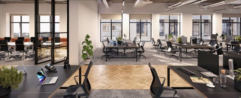 Image of the workspace at Sugar House Island, High Street, Stratford E15 2RB