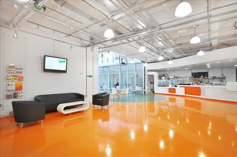Photo of the workspace available at The Light Box, 111 Power Road W4 5PY