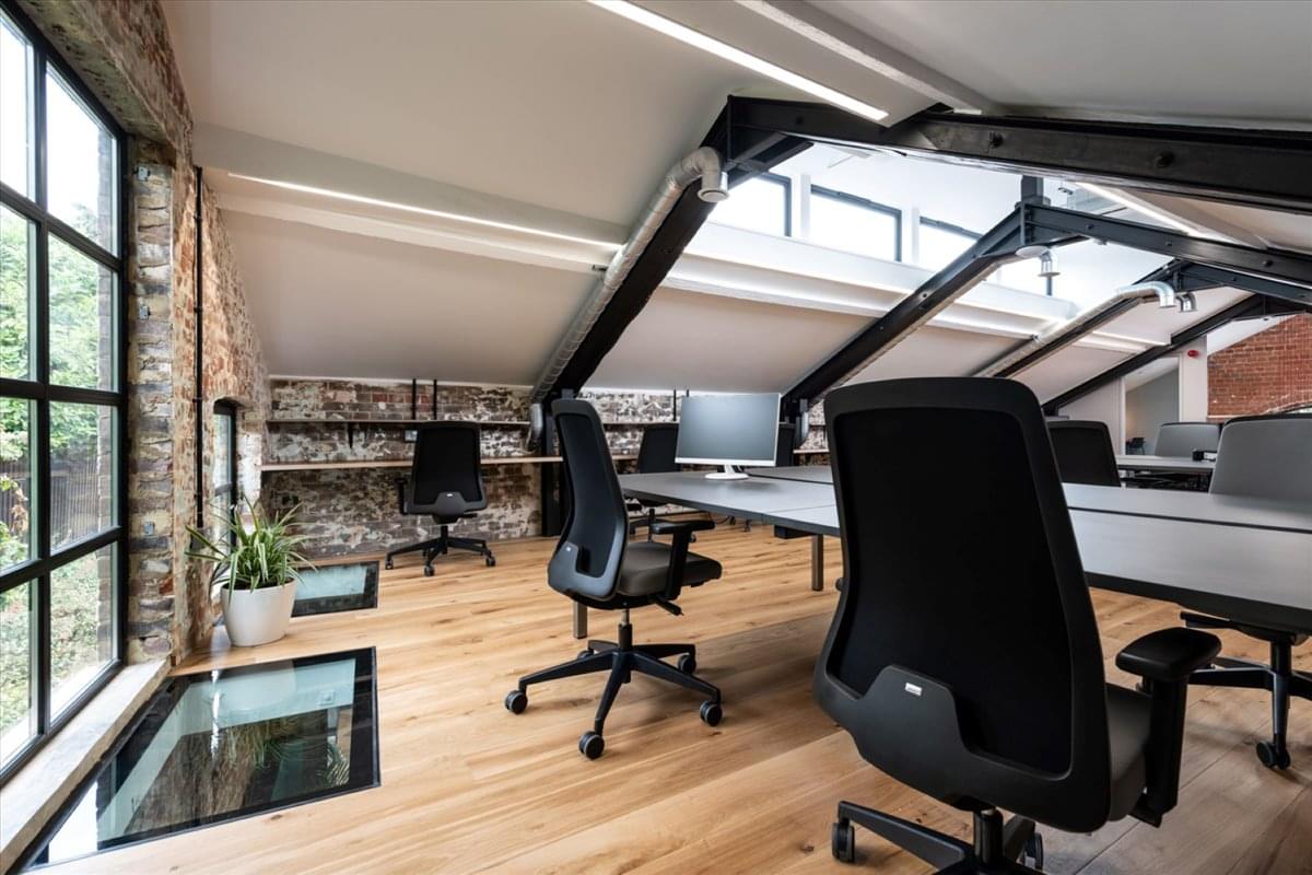 Photo of the workspace available at The Old Pumphouse, 1a Stonecross, St Albans AL1 4AA