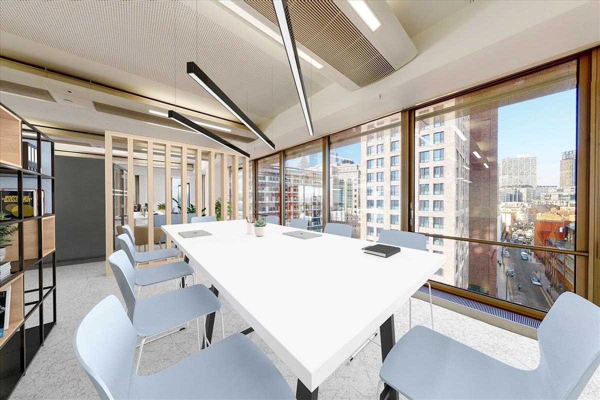 Photo of the workspace available at The White Chapel Building, 10 Whitechapel High Street, E1 8QS - 4677 Sqft E1 8QS