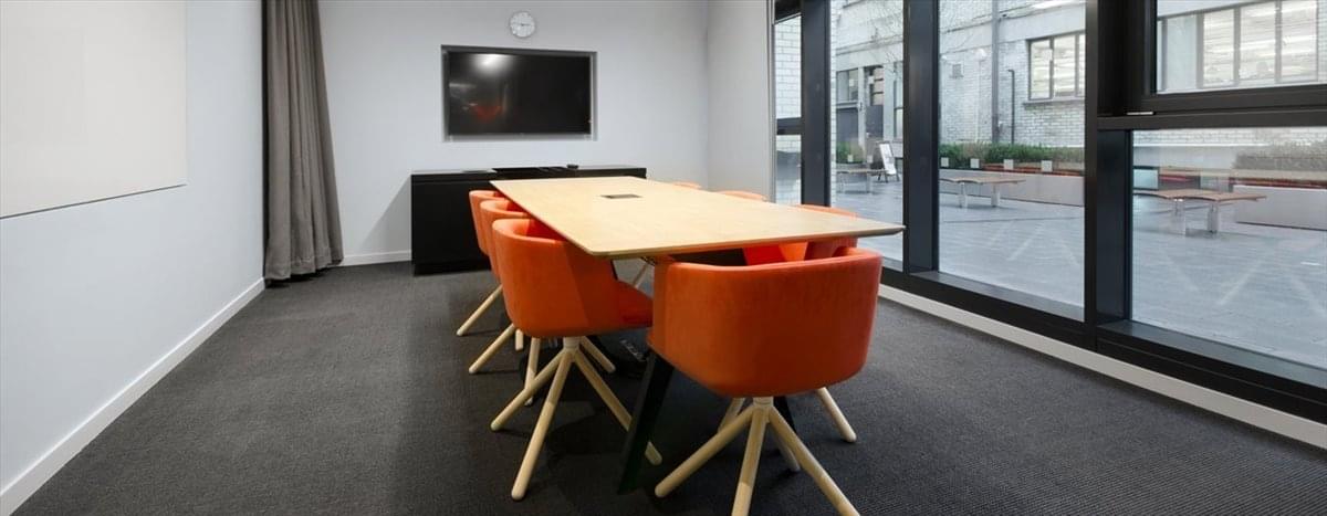 Photo of the workspace available at Vox Studios, 1-45 Durham Street SE11 5JH