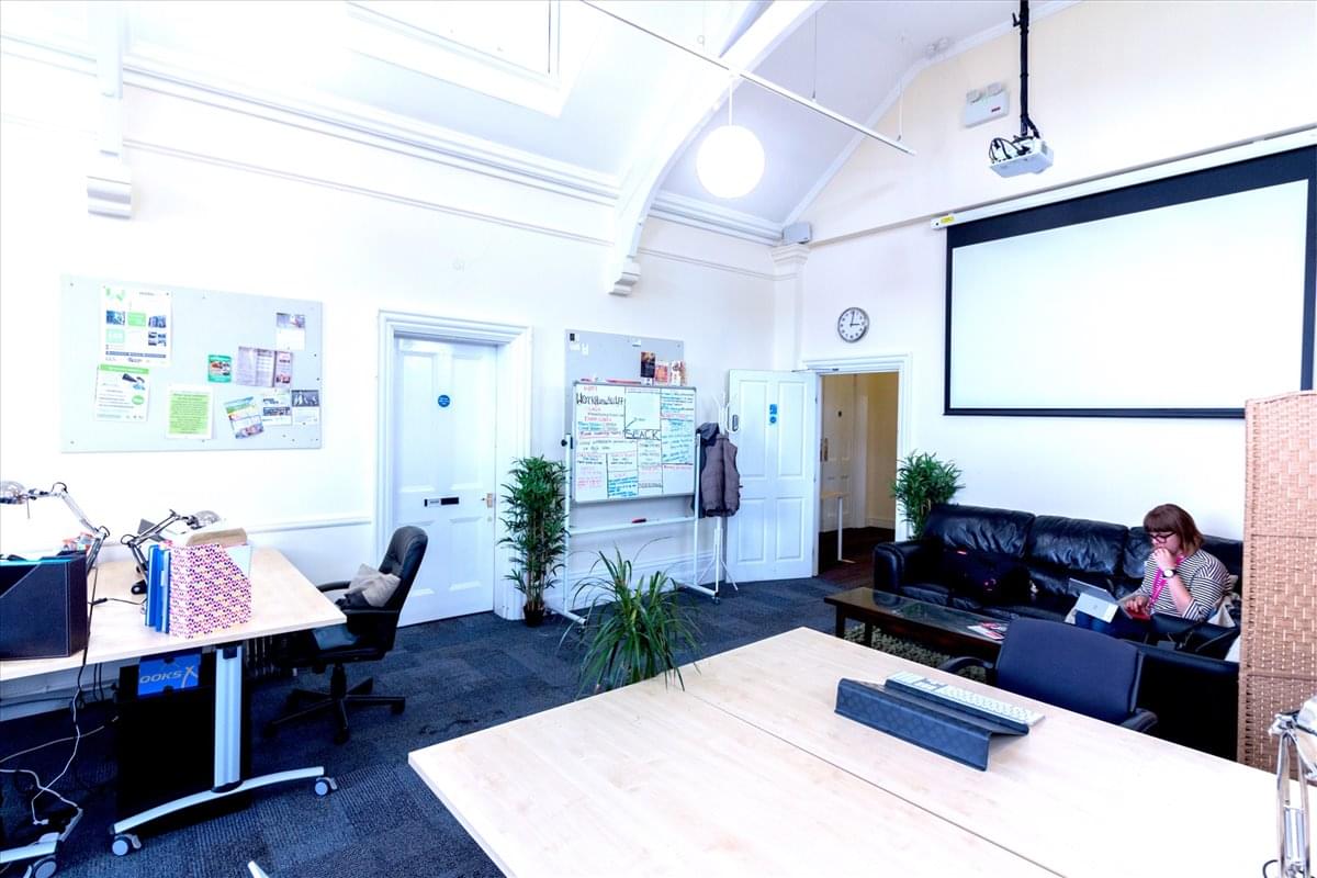 Photo of the office space available at Workary Hanwell Library, Cherington Road, Hanwell W7 1PD